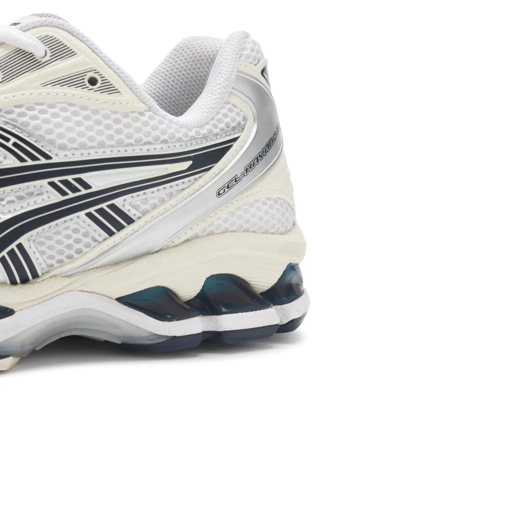 Detailed Side View of Preloved - ASICS Gel Kayano 14 White Midnight (W) 1202A056-109